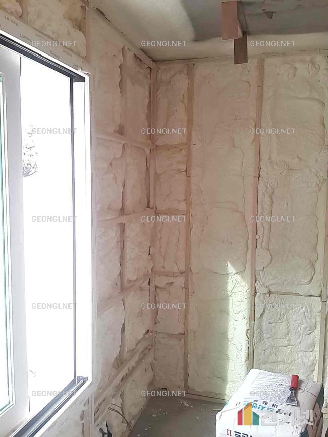 광교계사 우레탄폼 단열공사로 결로 문제 해결 및 에너지 효율 극대화!