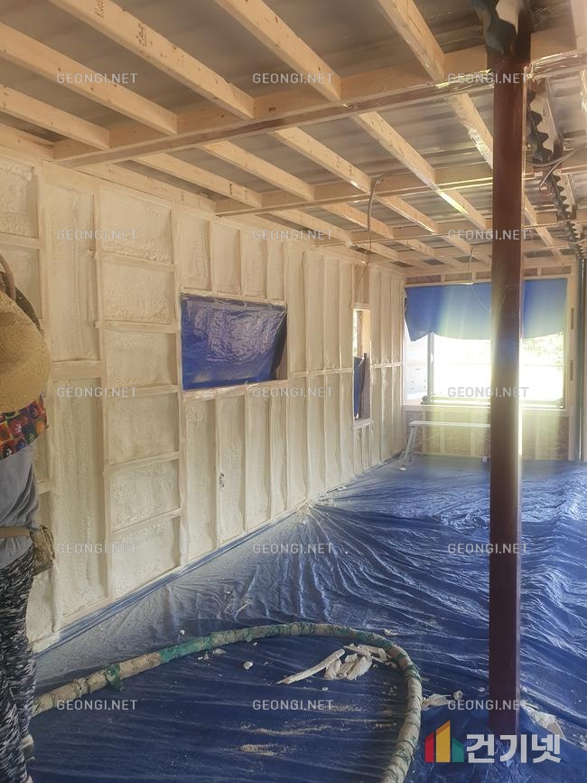 목포시 카페 우레탄폼 단열공사로 결로 문제 해결 및 에너지 효율 극대화