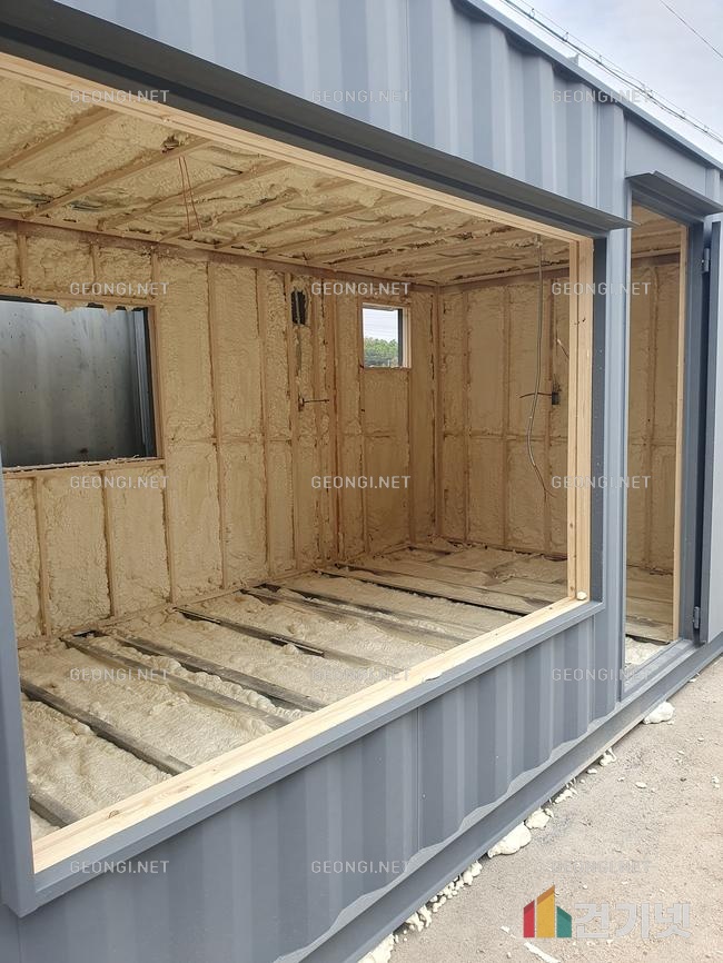 일산 컨테이너 하우스 우레탄폼 단열공사로 에너지 효율 극대화하기